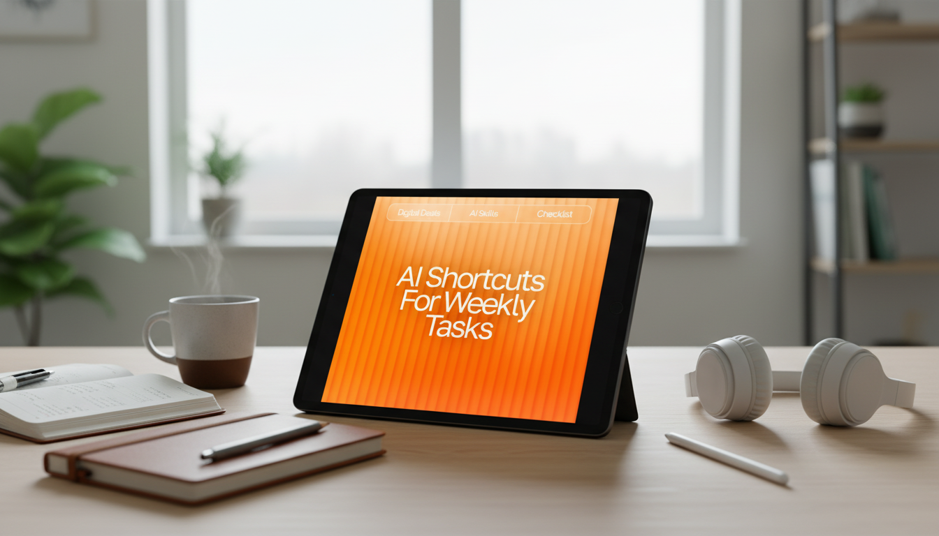 AI Weekly Planning Shortcuts: A Reusable Productivity Checklist