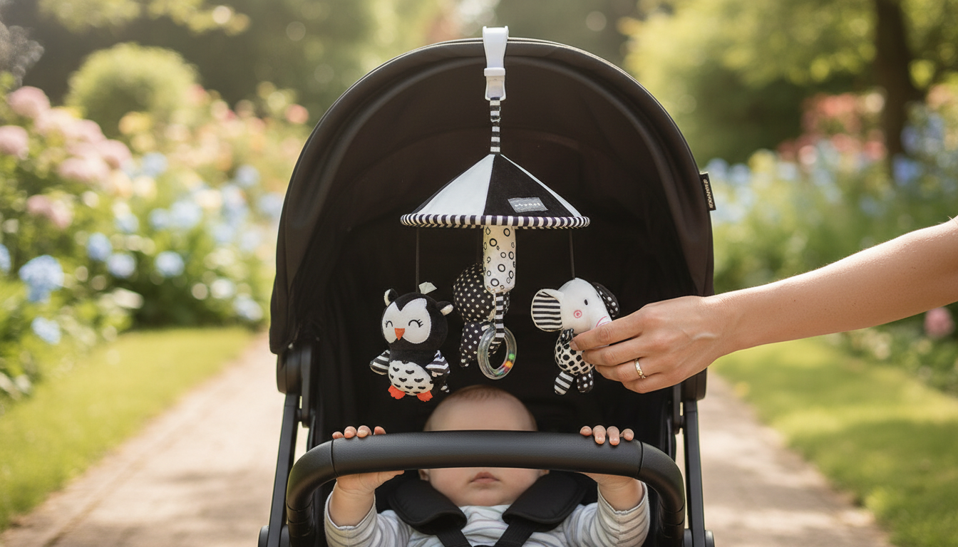 Cute Hanging Stroller Toys for Calm Walks & Sweet Photos
