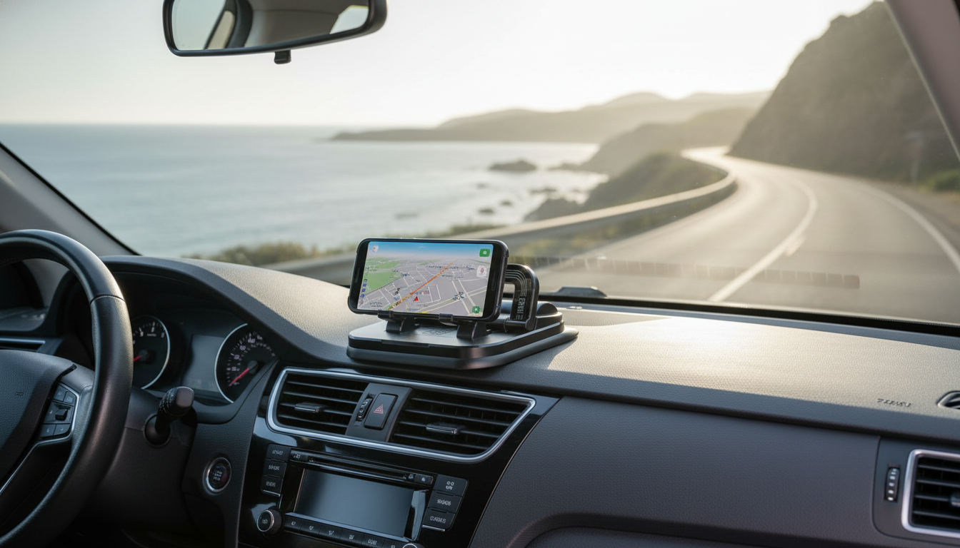 Foldable 360° Dashboard Phone Holder for Clearer Navigation