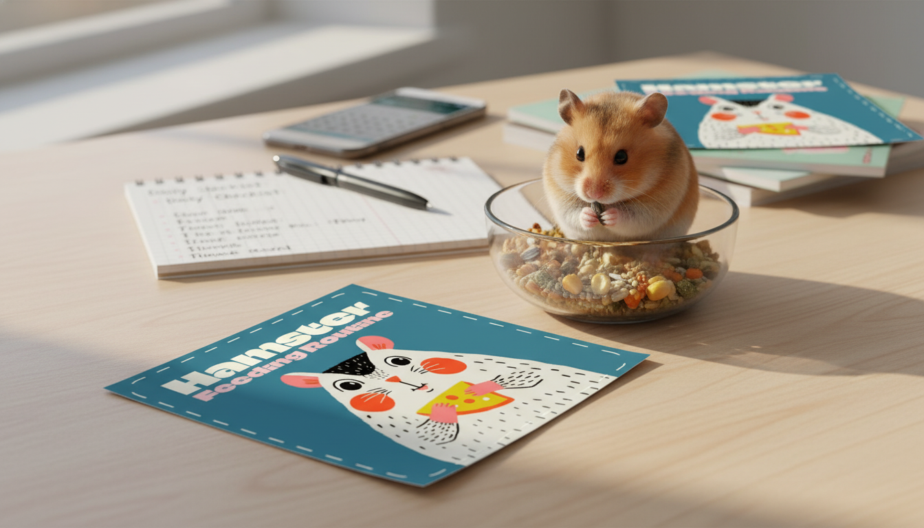 Hamster Feeding Routine Checklist: Daily & Weekly Plan