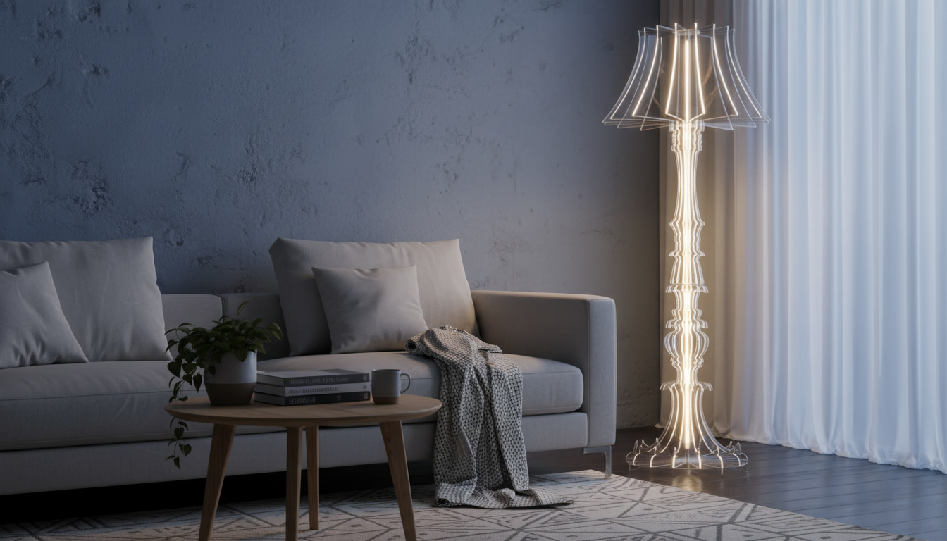 Minimalist Antique-Style Floor Lamp for Living & Bedroom