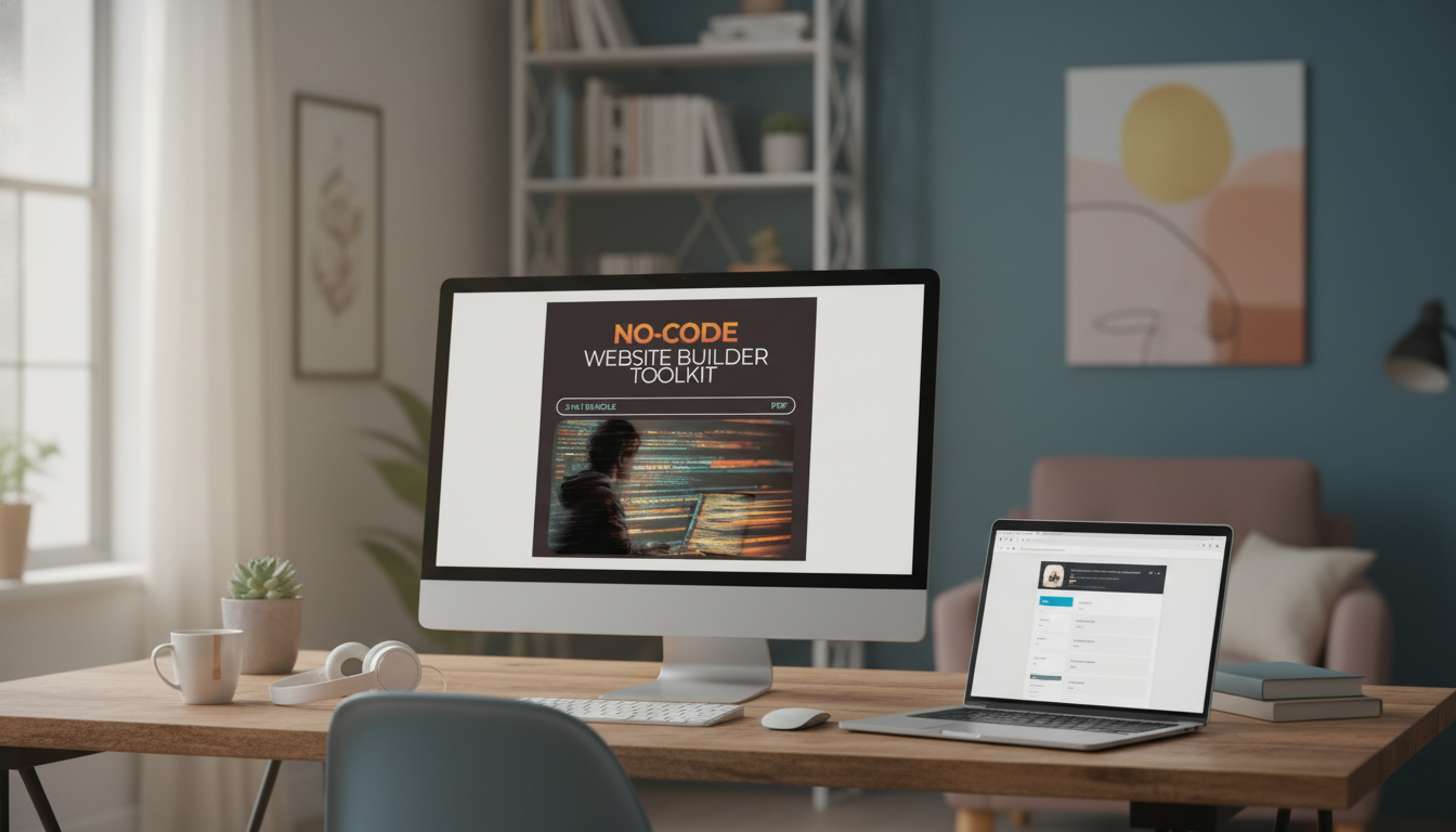 No-Code Website Builder Toolkit: 3-in-1 Site Bundle