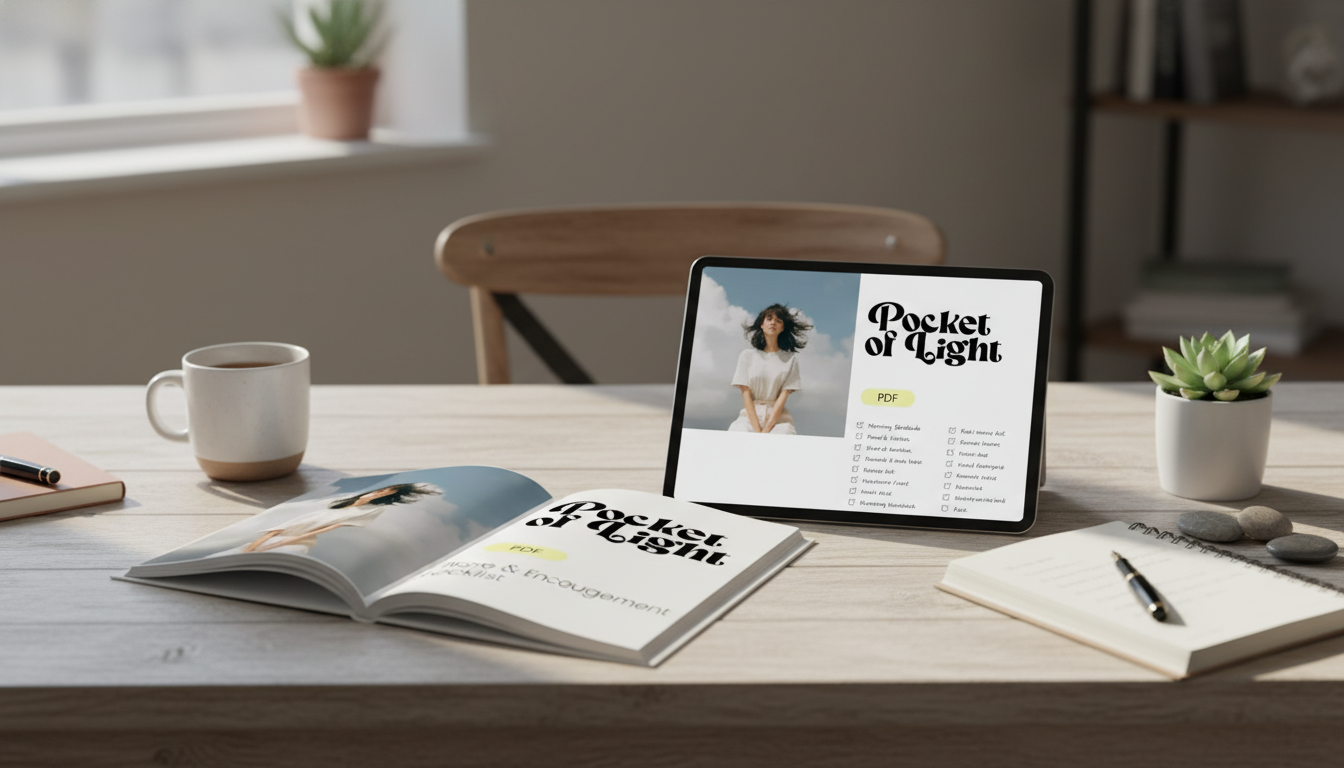 Pocket of Light: Daily Hope Checklist (Printable + Digital)