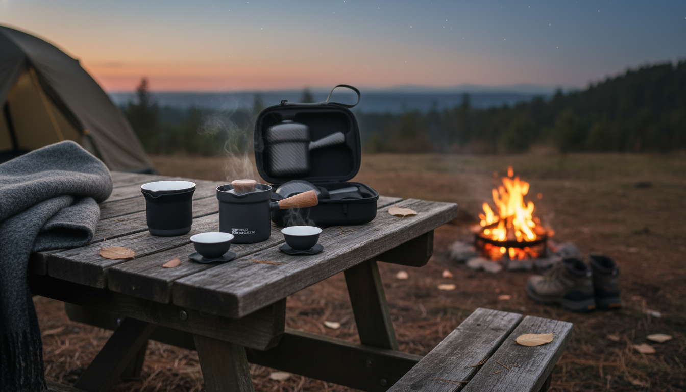 Portable Camping Tea Set: Brew, Pack, and Sip Anywhere
