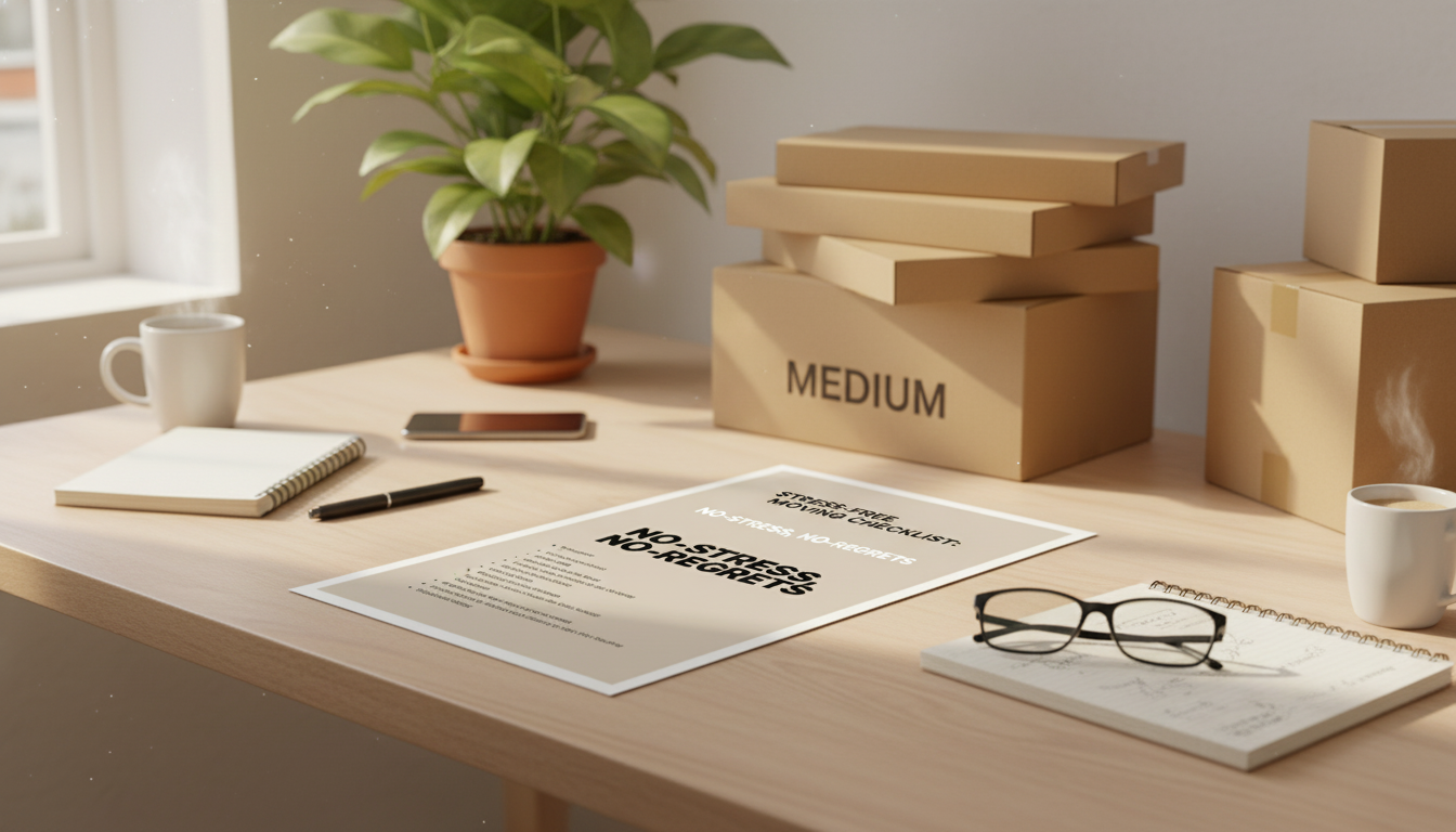 Stress-Free Moving Checklist: Timeline, Packing & Setup