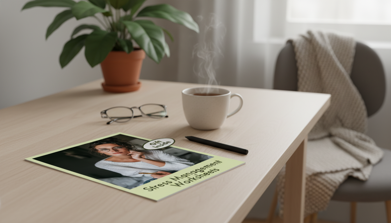 Stress Management Worksheets: Simple Checklist for Calm