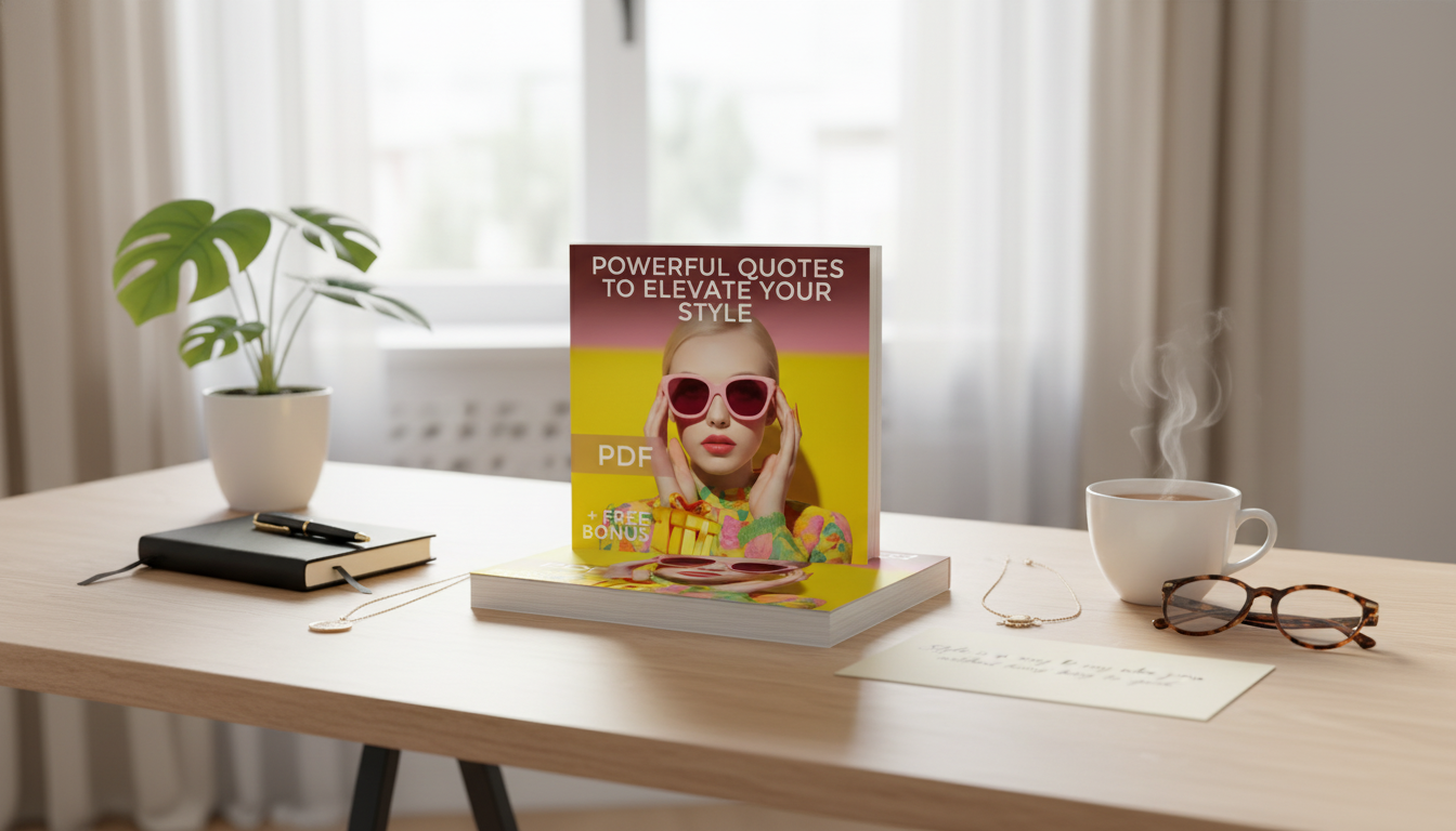 Style & Confidence Quotes That Make Outfits Feel Intentional