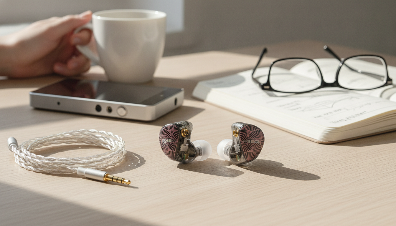 Hi-Res 4-Driver Hybrid IEMs with MMCX Detachable Cable