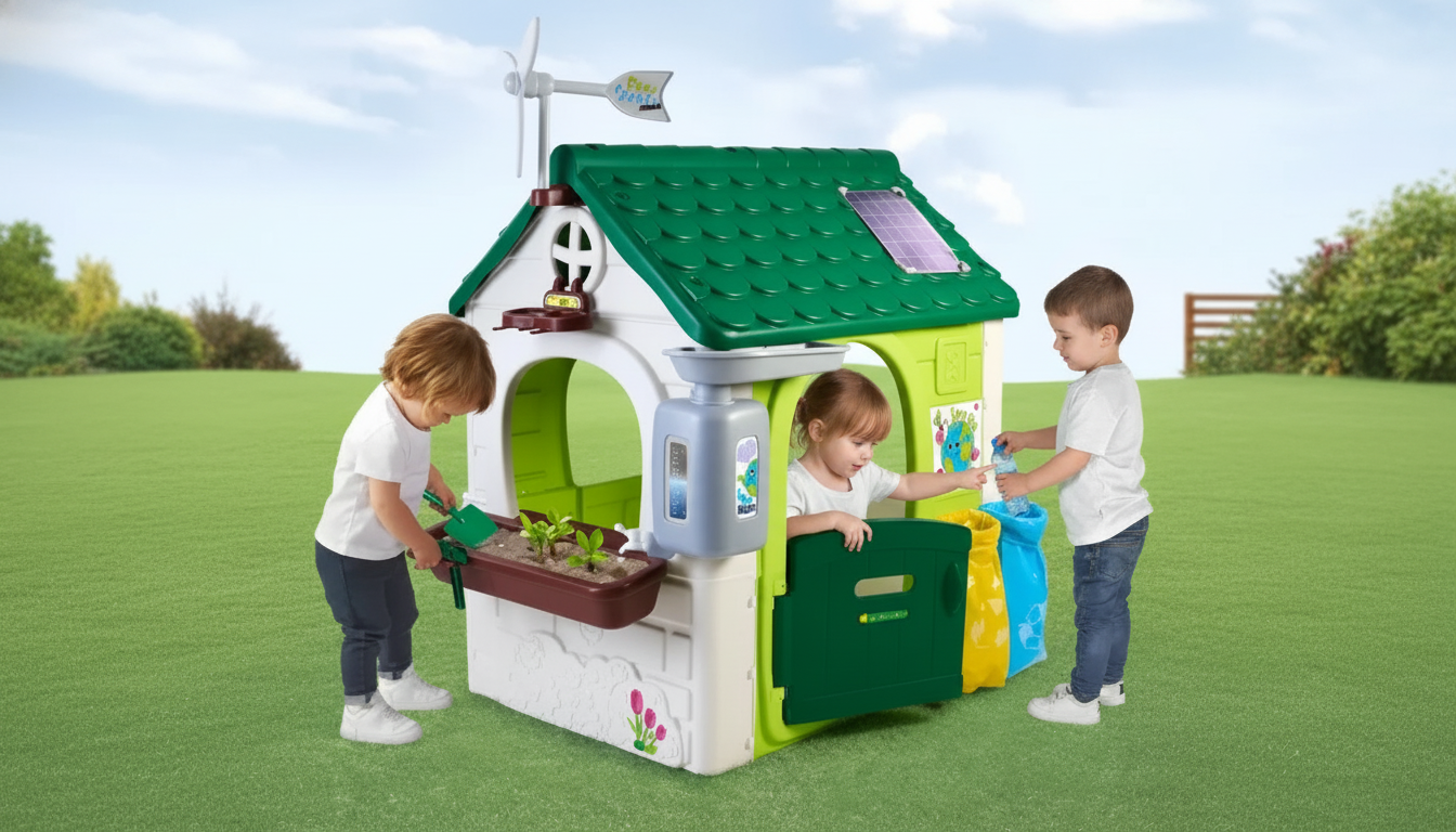 Eco Playhouse for Kids: Recycling & Gardening Fun