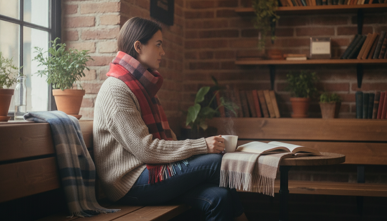 Unisex Plaid Cashmere Muffler: Warm, Classic, Easy