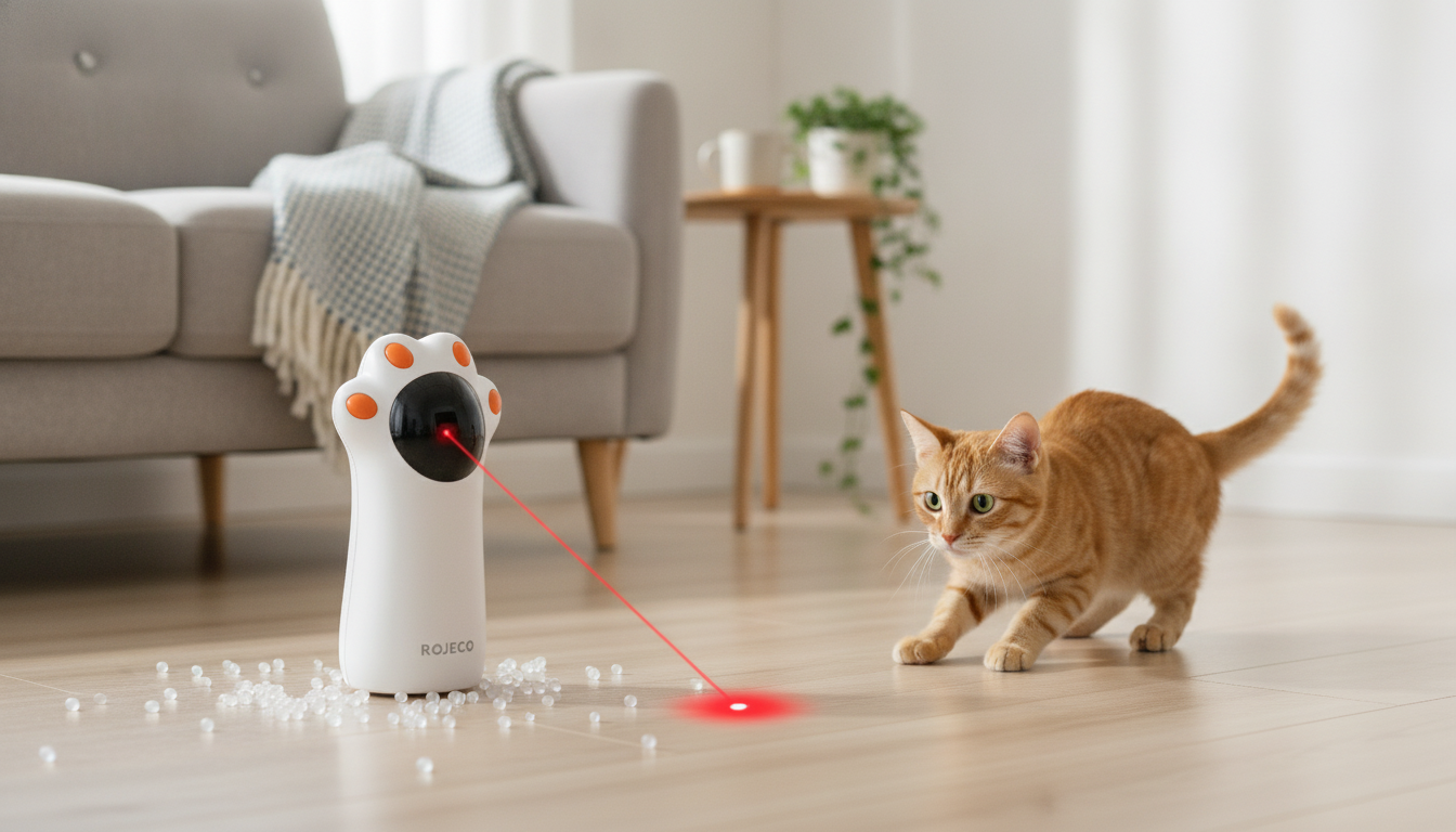 USB Rechargeable Automatic Laser Toy for Cat Enrichment