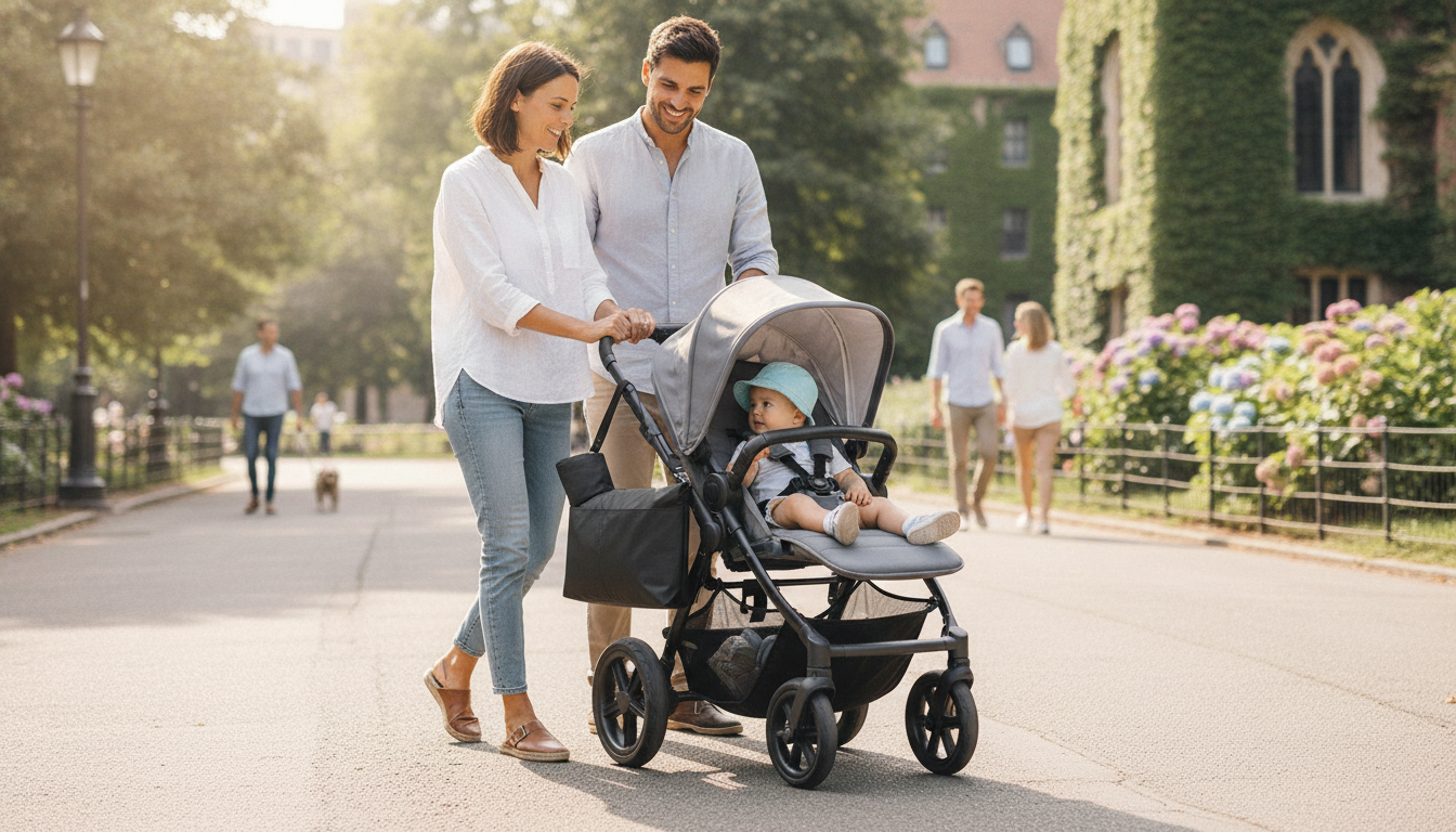 Waterproof Shoulder Diaper Bag for Travel & Stroller