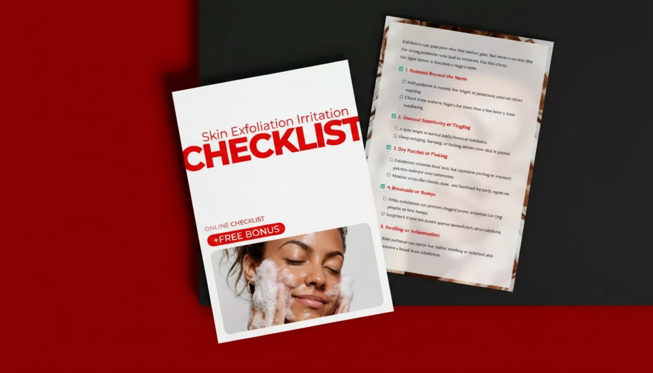 Exfoliation Irritation Checklist: Spot Red Flags Fast